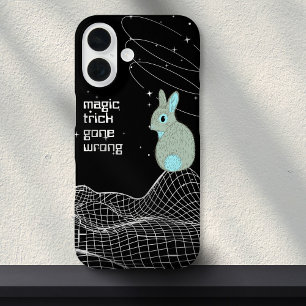 Blue Magic Trick Bunny Rabbit Meme iPhone 16 Hoesje