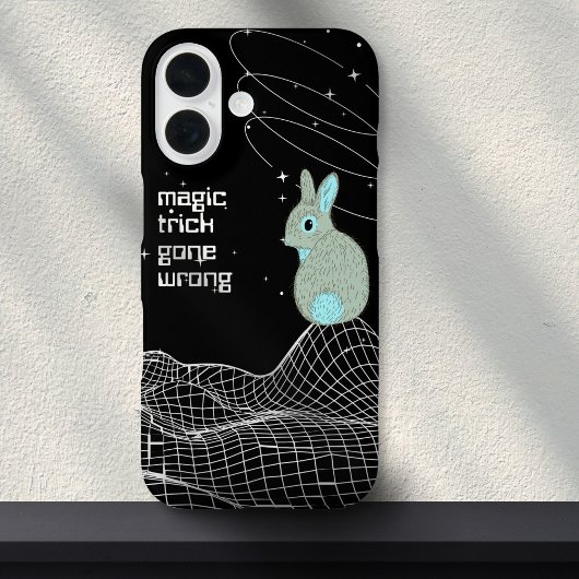 Blue Magic Trick Bunny Rabbit Meme Case-Mate iPhone Case