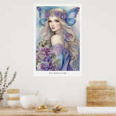 Blue Magical Fairy Poster (Keuken)