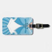 Blue Magical Girl  Bagagelabel (Voorkant horizontaal)