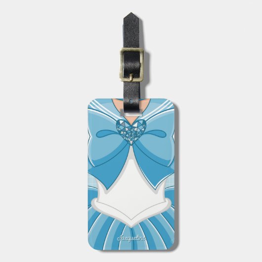 Blue Magical Girl  Bagagelabel (Voorkant verticaal)