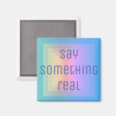 Blue Magnet (Voorkant / Achterkant)