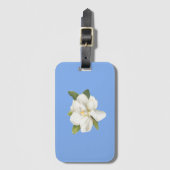 Blue Magnolia Blossom Bagagelabel (Voorkant (verticaal))