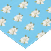 Blue Magnolia Blossom Tafelkleed (Gekanteld)