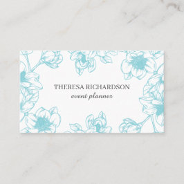 Blue Magnolia  hand Schildpadden sociale media Visitekaartje