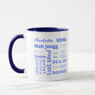 Blue mahj 2 tone mok