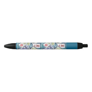 Blue Mahjong Tegel Pen