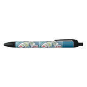 Blue Mahjong Tegel Pen (Bovenkant)