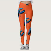 Blue Maine Lobster Leggings (Voorkant)