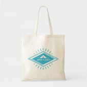 Blue Make a Camp, Great Adventure Tote Bag (Voorkant)