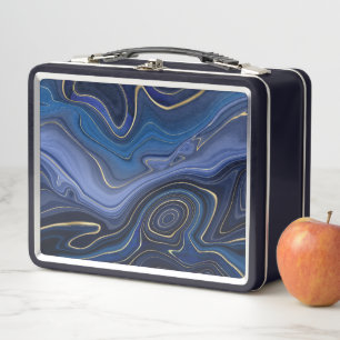 Blue Malachite Golden Accepteert Luxury Chic Gemst