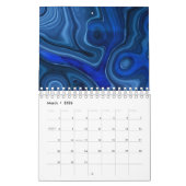 Blue Malachite Stone Unique Gemstone Geology Kalender (Mar 2026)