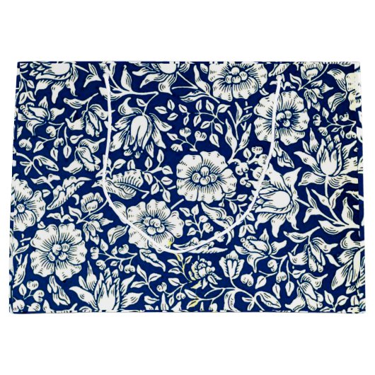 Blue Mallow, beroemd Wiliam Morris-patroon, Groot Cadeauzakje (Voorkant)