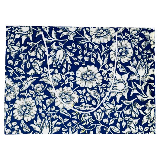 Blue Mallow, beroemd Wiliam Morris-patroon, Groot Cadeauzakje (Achterkant)