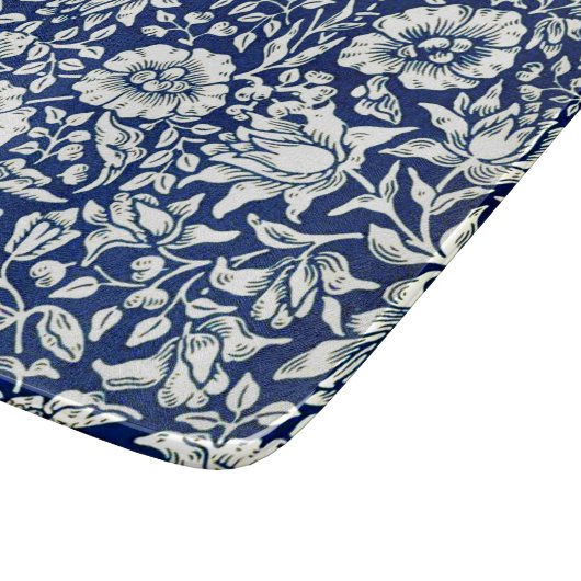 Blue Mallow  patroon Snijplank (Hoek)