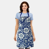 Blue Mallow, patroon van William Morris Schort (Gedragen)