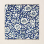 Blue Mallow,  patroon van William Morris Sjaal<br><div class="desc">Blue Mallow,  beroemd  bloempatroon van de Engelse kunstenaar William Morris</div>