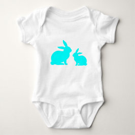 Blue Mama en Baby Bunny Baby Bodysuit