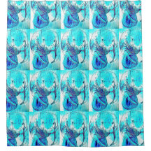 Blue Manatee Pattern