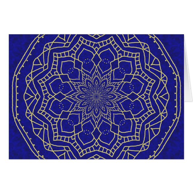 Blue Mandala (Voorkant Horizontaal)