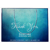  Blue Mandala Abstract Business Groot Cadeauzakje (Voorkant)