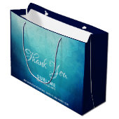  Blue Mandala Abstract Business Groot Cadeauzakje (Voorkant Gekanteld)