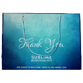  Blue Mandala Abstract Business Groot Cadeauzakje (Achterkant)