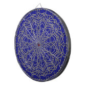 Blue Mandala Dartbord (Voorkant Rechts)