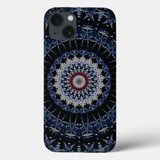 Blue Mandala iPhone 6 Tough Xtreme hoesje-mate Case-Mate iPhone Case (Achterkant)
