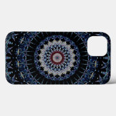 Blue Mandala iPhone 6 Tough Xtreme hoesje-mate Case-Mate iPhone Case (Achterkant (horizontaal))