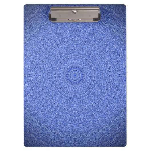 Blue Mandala Klembord (Voorkant)