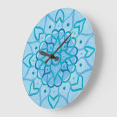 Blue Mandala-klok Grote Klok (Hoek)