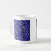 Blue Mandala Koffiemok (Voorkant links)