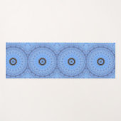 Blue mandala magic yoga mat (Voorkant (horizontaal))