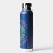 Blue Mandala Naam toevoegen Waterfles (Links)