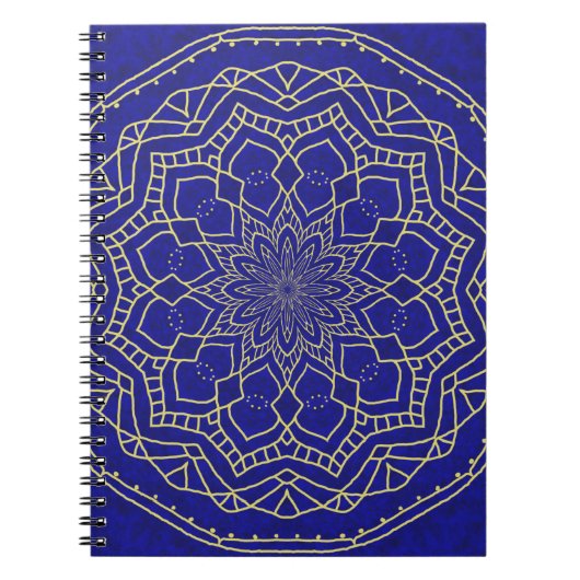 Blue Mandala Notitieboek (Voorkant)
