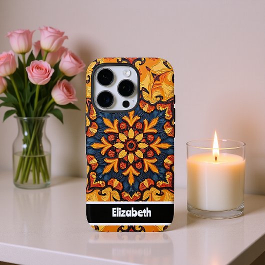  Blue Mandala Phone Hoesje