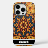  Blue Mandala Phone Hoesje (Achterkant)