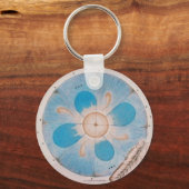 Blue Mandala sleutelhanger (Voorkant)