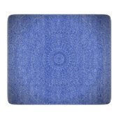 Blue Mandala Snijplank (Voorkant)