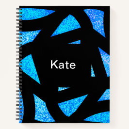 Blue Mandala Sparkles Notitieboek