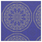Blue Mandala Stof (Close Up)