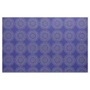 Blue Mandala Stof