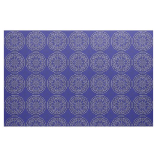Blue Mandala Stof (Fat Quarter)