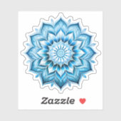 Blue Mandala vinyl sticker (Vel)