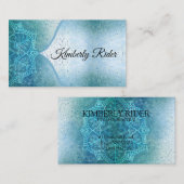 Blue Mandala Visitekaartje (Voorkant / Achterkant)