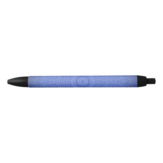 Blue Mandala Zwarte Inkt Pen (Voorkant)