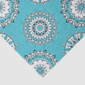 Blue Mandalas Tissue Paper Tissuepapier (Detail)