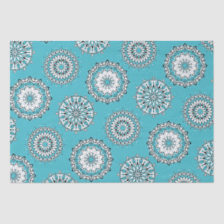 Blue Mandalas Tissue Paper Tissuepapier