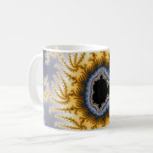 Blue Mandel - Fractal Mok (Voorkant links)